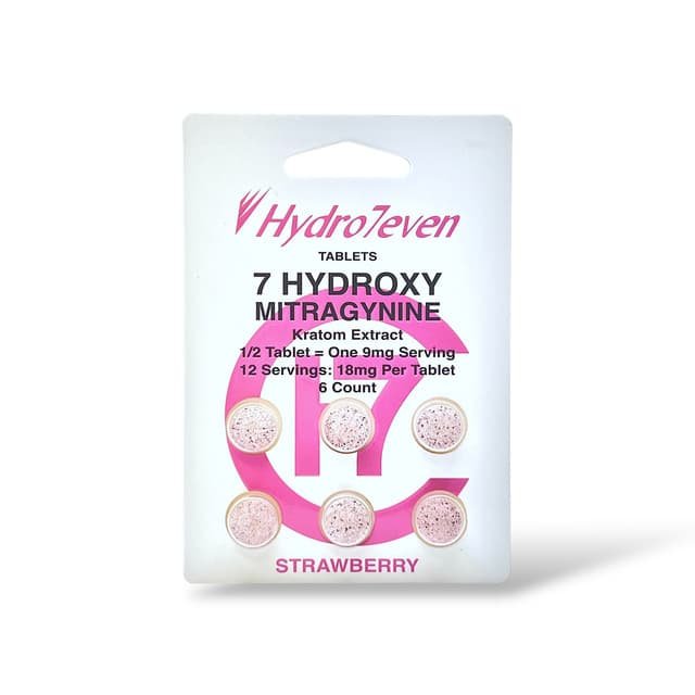 Hydro7even Hydroxy Electrolyte Tablets Strawberry Flavor 8 Count