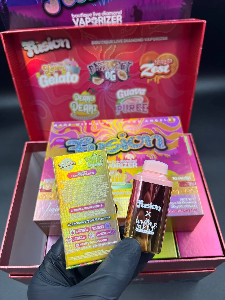 Berry Lemon Gelato Whole Melts x Fusion