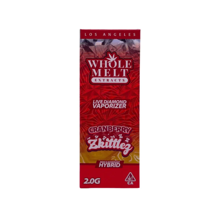 Cranberry Zkittlez Whole Melts Disposable