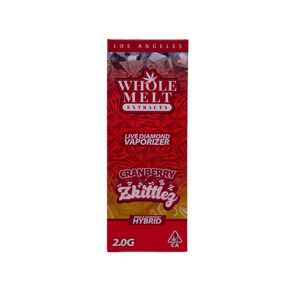 Cranberry Zkittlez Whole Melts Disposable
