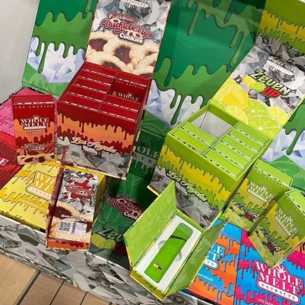 Green Whole Melts Master Box | 100 Disposable Vapes – 10 Flavors